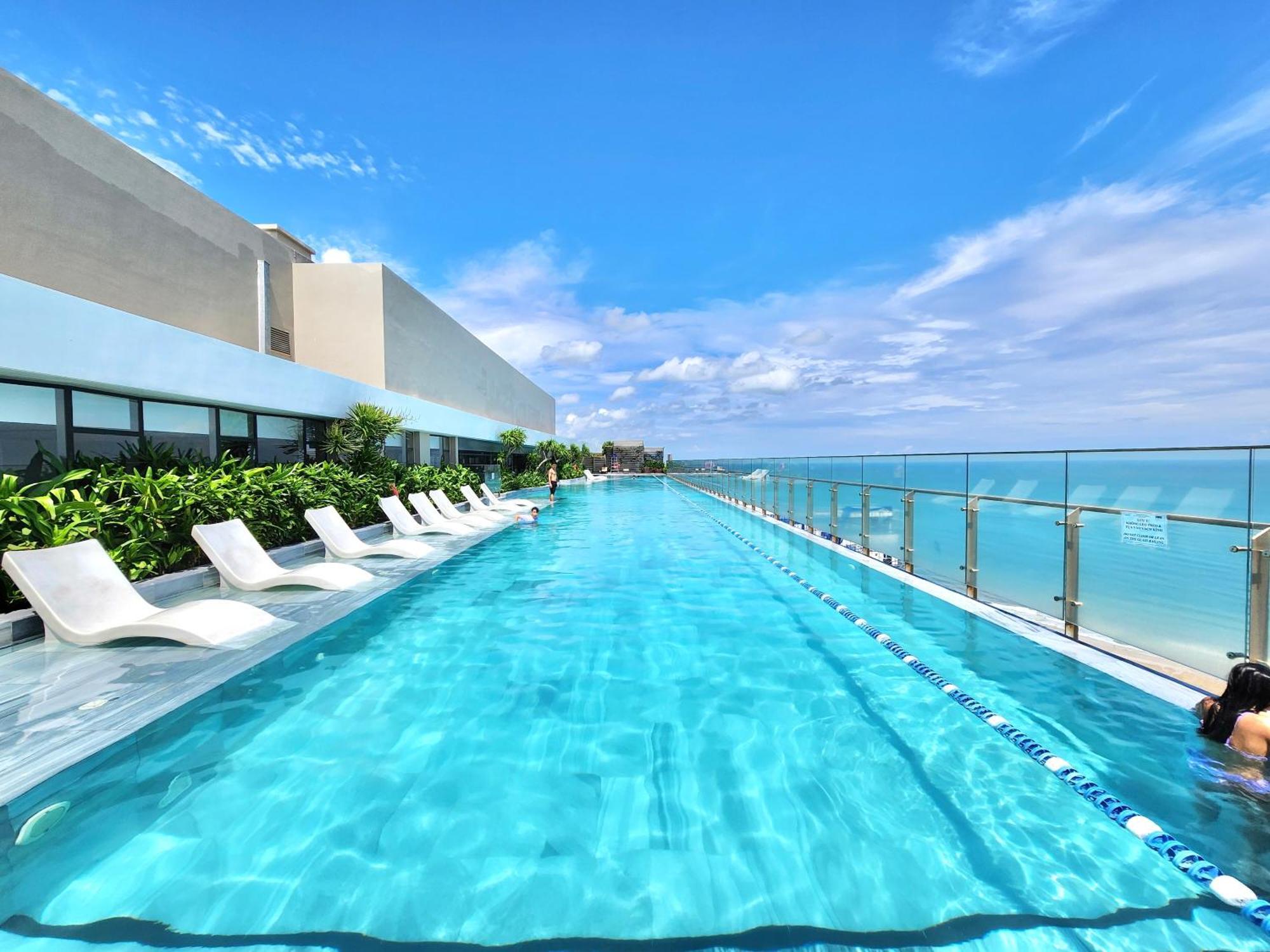 Apartamento Dua'S House - The SóNg Vung Tau, Sky Pool & Gym Exterior foto